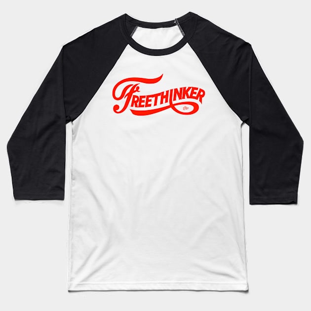 FreeThinker Vintage by Tai's Tees Baseball T-Shirt by TaizTeez